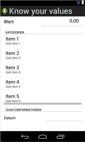 Layout im Android Studio Designer Layout im Android Studio Designer
