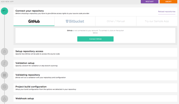 Repository Selection Repository Selection