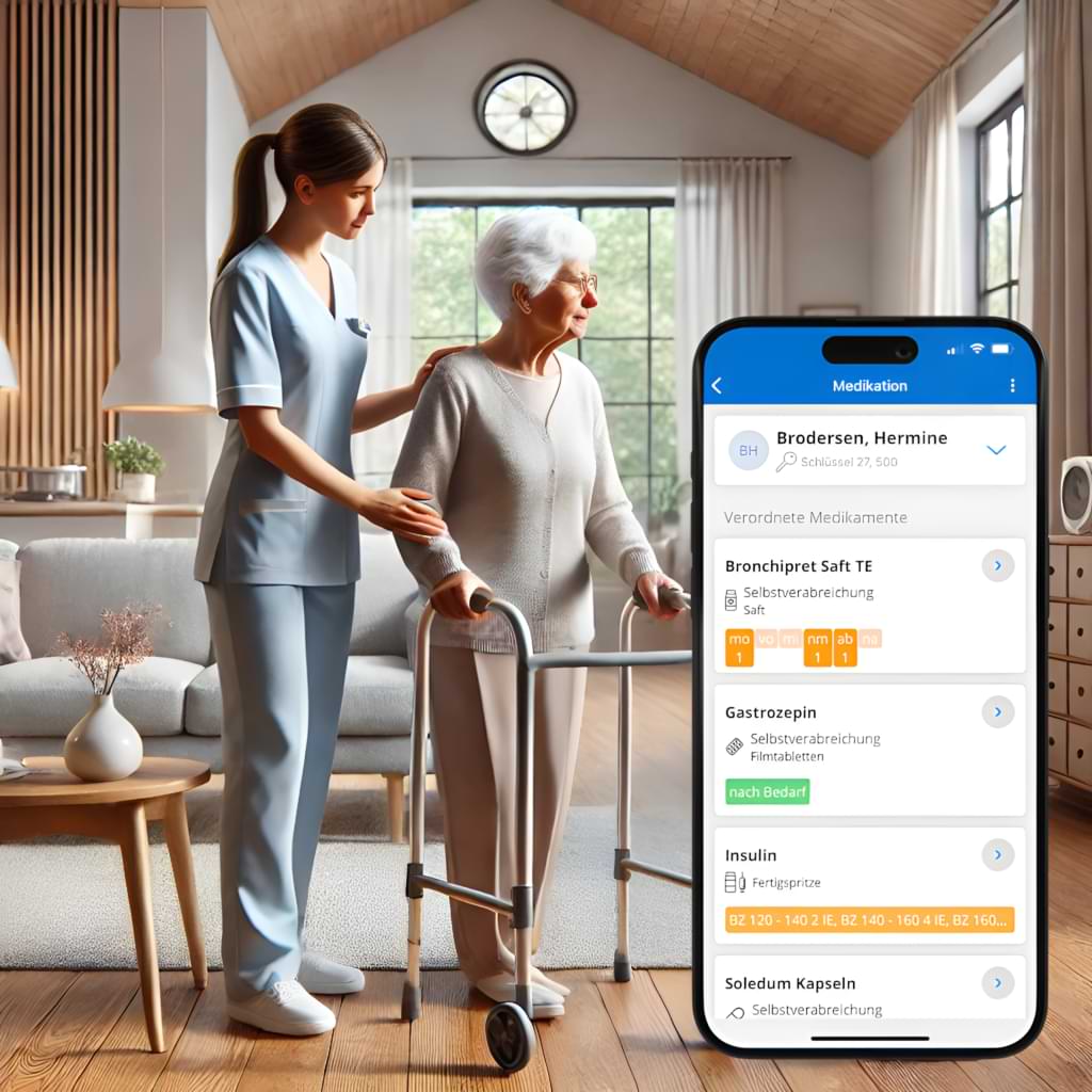 Medifox DAN CareMobile App - Referenz von Cayas Software